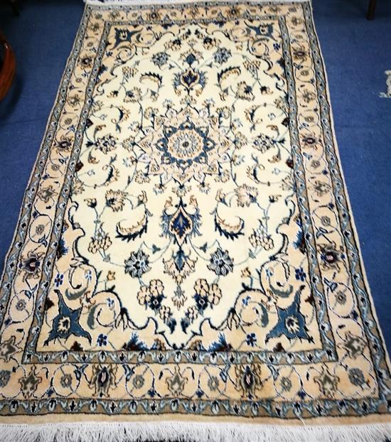 Nain cream rug 205cm. x 115cm.